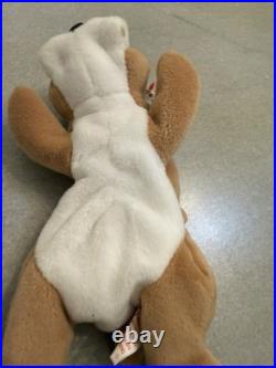 Ty Beanie Babies Wrinkles Bulldog 1996 RARE