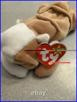 Ty Beanie Babies Wrinkles Bulldog 1996 RARE