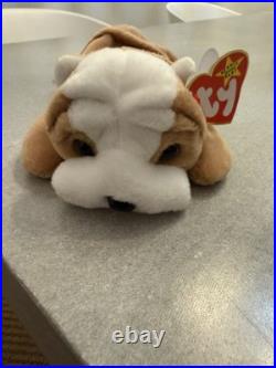 Ty Beanie Babies Wrinkles Bulldog 1996 RARE