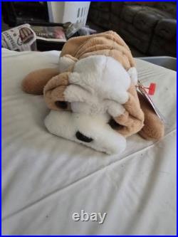 Ty Beanie Babies Wrinkles Bulldog 1996 RARE, ERRORS (Dog, Retired, Baby)