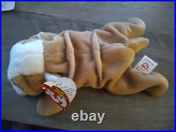 Ty Beanie Babies Wrinkles Bulldog Rare Tag Errors