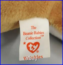 Ty Beanie Babies -Wrinkles rare retired 1996 P. V. C Pellets! NWT Errors/Rarities Ty Beanie Babies -Wrinkles rare retired 1996 P. V. C Pellets! NWT Errors/Rarities