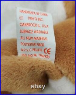 Ty Beanie Babies -Wrinkles rare retired 1996 P. V. C Pellets! NWT Errors/Rarities Ty Beanie Babies -Wrinkles rare retired 1996 P. V. C Pellets! NWT Errors/Rarities