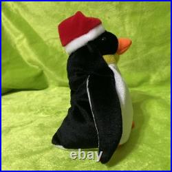 Ty Beanie Babies Zero the Penguin 1998 MWMT Rare box stored