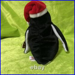 Ty Beanie Babies Zero the Penguin 1998 MWMT Rare box stored