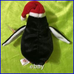 Ty Beanie Babies Zero the Penguin 1998 MWMT Rare box stored