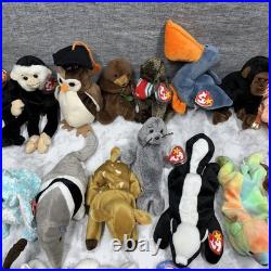 Ty Beanie Babies Zoo Safari Farm Dinosaur Birds Animals RARE Mint Condition