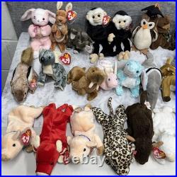 Ty Beanie Babies Zoo Safari Farm Dinosaur Birds Animals RARE Mint Condition