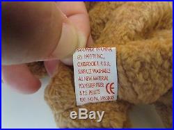 Ty Beanie Baby 1993/1996 Curly TAG ERRORS SUPER RARE