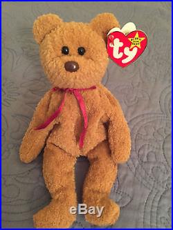 Ty Beanie Baby 1993 Curly Bear Retired With Tag Errors Rare