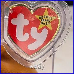 Ty Beanie Baby 1997 Holiday Teddy Bear (1996) ERRORS RARE
