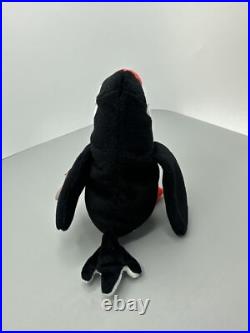 Ty Beanie Baby 1997 Retired Puffer The Puffin with Tag Errors Mint Rare