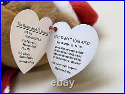 Ty Beanie Baby 1997 Teddy RARE Retired With Errors Ty Beanie Baby 1997 Teddy RARE Retired With Errors
