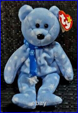 Ty Beanie Baby 1999 Holiday Teddy Bear Rare, Retired, witherrors Perfect Condition