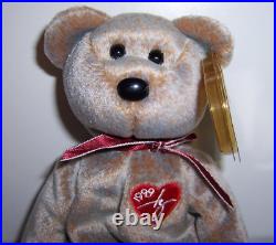 Ty Beanie Baby 1999 Signature Bear RARE, RETIRED, BRAND NEW & MINT