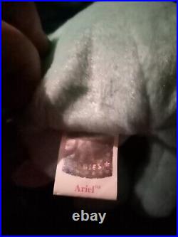 Ty Beanie Baby Ariel Retired, RARE TAG ERRORS! (Errors in description)