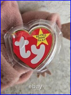 Ty Beanie Baby, BATTY the Bat, With (OLD STYLE TAGS WITH ERRORS) 1996 RARE