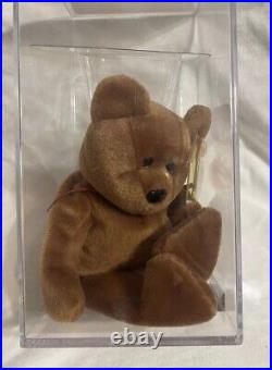 Ty Beanie Baby Babie Rare 2nd Gen Tag New Face NF Brown Teddy Athen TBB