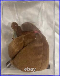 Ty Beanie Baby Babie Rare 2nd Gen Tag New Face NF Brown Teddy Athen TBB