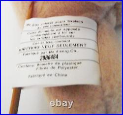 Ty Beanie Baby Babies Original Rare Pugsly The Dog Pvc Canada Errors Retired New