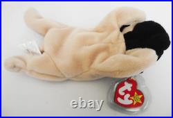 Ty Beanie Baby Babies Original Rare Pugsly The Dog Pvc Canada Errors Retired New