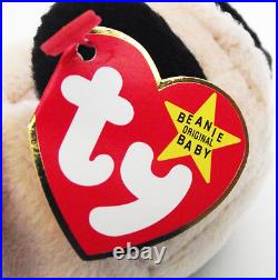 Ty Beanie Baby Babies Original Rare Pugsly The Dog Pvc Canada Errors Retired New