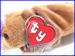 Ty Beanie Baby Babies Rare 1st Gen UK Tag Brownie Korean TBB Authenticated MWNMT