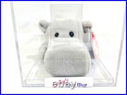 Ty Beanie Baby Babies Rare 3rd 1st Gen Gray Happy TBB Authenticated MWMT-MQ