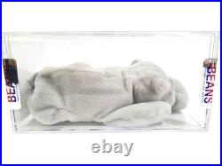Ty Beanie Baby Babies Rare 3rd 1st Gen Gray Happy TBB Authenticated MWMT-MQ
