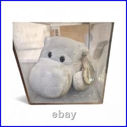 Ty Beanie Baby Babies Rare 3rd 1st Gen Gray Happy pbbags Authenticated