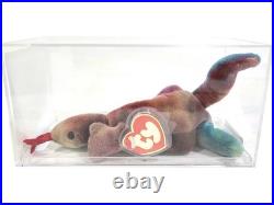 Ty Beanie Baby Babies Rare 3rd 1st Gen Lizzy Tie-Dyed TBB Authenticated MWMT-MQ