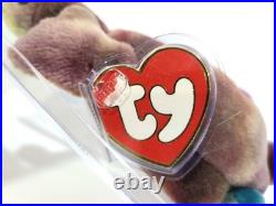 Ty Beanie Baby Babies Rare 3rd 1st Gen Lizzy Tie-Dyed TBB Authenticated MWMT-MQ