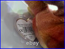 Ty Beanie Baby Babies Rare 3rd 1st Gen Lizzy Tie-Dyed TBB Authenticated MWMT-MQ