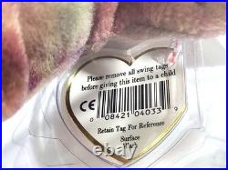 Ty Beanie Baby Babies Rare 3rd 1st Gen Lizzy Tie-Dyed TBB Authenticated MWMT-MQ