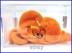 Ty Beanie Baby Babies Rare 3rd 1st Gen Orange Digger TBB Authenticated MWMT-MQ