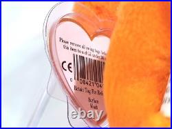 Ty Beanie Baby Babies Rare 3rd 1st Gen Orange Digger TBB Authenticated MWMT-MQ