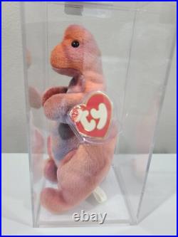 Ty Beanie Baby Babies Rare 3rd 1st Gen Tag Rex TBB Authenticated MWCT