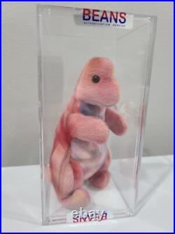 Ty Beanie Baby Babies Rare 3rd 1st Gen Tag Rex TBB Authenticated MWCT