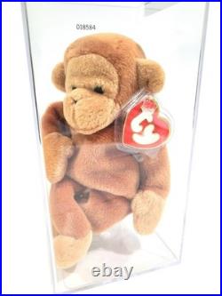 Ty Beanie Baby Babies Rare 3rd 2nd Gen Bongo Tan Tail TBB Authenticated MWNMT