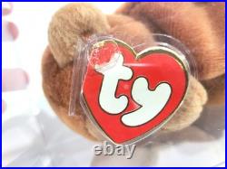 Ty Beanie Baby Babies Rare 3rd 2nd Gen Bongo Tan Tail TBB Authenticated MWNMT