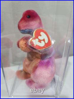 Ty Beanie Baby Babies Rare 3rd 2nd Gen Tag Rex CANADIAN TBB Authenticated MWCT