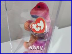 Ty Beanie Baby Babies Rare 3rd 2nd Gen Tag Rex CANADIAN TBB Authenticated MWCT