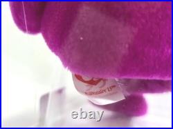 Ty Beanie Baby Babies Rare Billionaire #13 Bear Signed Peggy G Auth'd MWMT-MQ Ty Beanie Baby Babies Rare Billionaire #13 Bear Signed Peggy G Auth'd MWMT-MQ