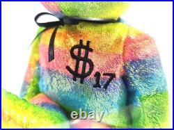 Ty Beanie Baby Babies Rare Billionaire #17 Bear Signed TBB Authenticated MWMT-MQ