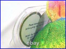 Ty Beanie Baby Babies Rare Billionaire #17 Bear Signed TBB Authenticated MWMT-MQ