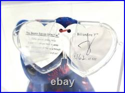 Ty Beanie Baby Babies Rare Billionaire #7 Bear Signed Peggy G Auth'd MWMT-MQ Ty Beanie Baby Babies Rare Billionaire #7 Bear Signed Peggy G Auth'd MWMT-MQ