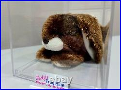 Ty Beanie Baby Babies Rare Brown & Cream Rabbit PROTOTYPE TBB Authenticated MQ