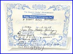 Ty Beanie Baby Babies Rare PAX Morrie PROTOTYPE Peggy G. Authenticated MQ