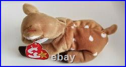 Ty Beanie Baby Babies Rare Whisper Deer Fawn 1997/1998 with tag errors Vintage