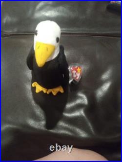 Ty Beanie Baby Baldy (Eagle 1996) RARE Tag ERRORS! Perfect Mint Condition, PVC Ty Beanie Baby Baldy (Eagle 1996) RARE Tag ERRORS! Perfect Mint Condition, PVC